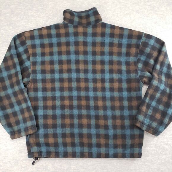 Vintage White Sierra 1/4 Snap Fleece Pullover Mens XL USA Made‎ Synchilla Style - Picture 2 of 8